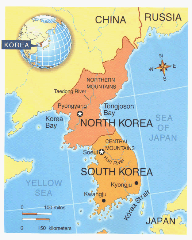 Korean map